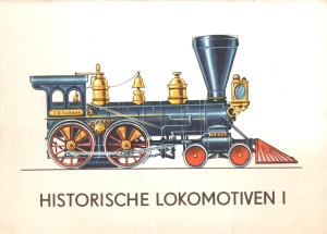 DDR: 12 Ansichtskarten "Historische Lokomotiven I", Folder, ungebraucht