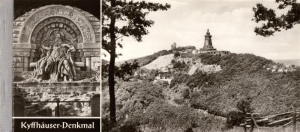 DDR: 6 Ansichtskarten "Kyffhäuser-Denkmal", Büchlein, ungebraucht