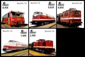 Citykurier: MiNr. 255 - 229, 18.04.2017, "Neubaulokomotiven der Deutschen Reichsbahn", Satz, postfrisch