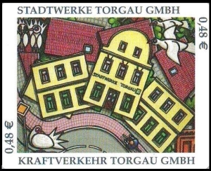 Kraftverkehr Torgau: MiNr. 2, 06.04.2002, 10 Jahre Stadtwerke Torgau, Satz, postfrisch