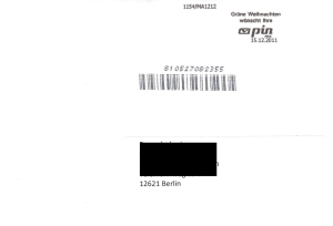 PIN Mail: 15.12.2011, "Grüne Weihnachten wünscht Ihre PIN Mail", Ganzstück (Umschlag), Absenderfreistempel, echt gelaufen