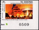 PIN Sachsen: MiNr. 6, 28.07.2004, "10. SAXONIA,...