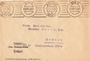 DDR: Umschlag des Postscheckamtes Erfurt:...