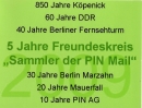 Biberpost: 09.11.2009, "5 Jahre Freundeskreis Sammler der PIN Mail", Satz, Typ VI, Ganzstück (Postkarte) Tagesstempel