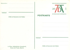 BRD: MiNr. PSo 3/01, 21.05.1971, "Albrecht Dürer", ungebraucht
