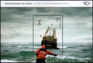 Island: MiNr. 1355 Bl. 56, 22.03.2012, "NORDEN - Leben am Meer (II)", Satz (Block), postfrisch