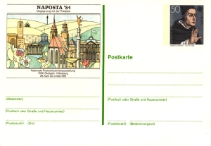 BRD: MiNr. PSo 6, 28.04.1981, "NAPOSTA `81, Stuttgart", ungebraucht