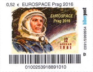 Biberpost: 12.04.2016, "EUROSPACE Prag 2016", Satz, postfrisch