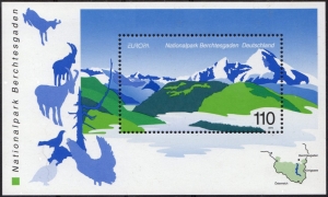 BRD: MiNr. 2046 Bl. 47, 04.05.1999, "Europa - National- und Naturparks (III): Berchtesgaden", Block, postfrisch