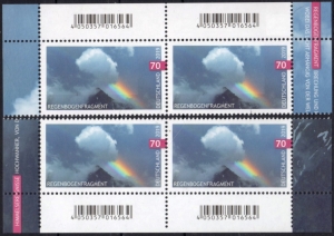 BRD: MiNr. 3442, 07.02.2019, "Himmelsereignisse (I): Regenbogen", Eckrandstücke mit Codierung (Paar), postfrisch