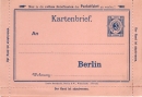 Berlin: B - Paketfahrt: MiNr. K 12 II "Ziffer:...