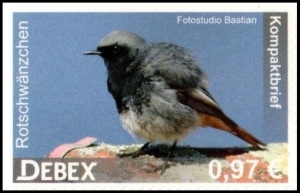 DEBEX: MiNr. 72, 03.01.2022, "Vögel: Rotschwänzchen", Wert zu 0,97 EUR, postfrisch