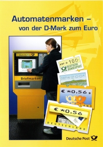 BRD: ATM MiNr. 3.2, 3.3, 4 und 5.1, EB, postfrisch und Ersttagssonderstempel