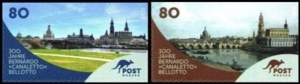 PostModern: MiNr. 609 - 610, 01.07.2022, "300 Jahre Canaletto Dresden", Satz, postfrisch