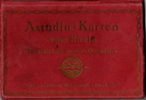 Ansichtskarte: Astudin-Karten "vom Rhein", 20 Bildermotive nach Ölgemälden, ungebraucht