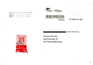 PostModern: 00.09.2022, "40 Jahre ArGe Privatpost", Satz, Ganzstück (Umschlag)