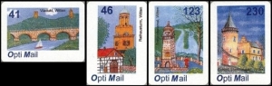 Opti Mail: MiNr. 2 - 5, 30.08.2003, "Regionale Malerei (I)", Satz, postfrisch