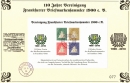 BRD: 2010, Vignette "110 Jahre Vereinigung...
