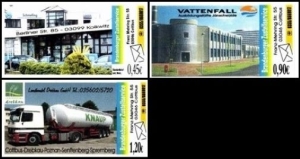 ZSBB: Nr. 1 - 3, 00.00.2004, "ZSBB Cottbus", Satz, postfrisch
