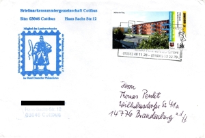 ZSBB: Nr. 7, 00.00.2004, "ZSBB Guben, 2. Ausgabe", Ganzstück (Umschlag), Tagesstempel RPV