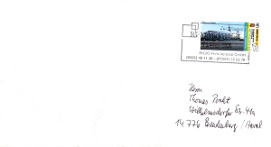 ZSBB: Nr. 3, 00.00.2004, "ZSBB Spremberg", Ganzstück (Umschlag), Tagesstempel RPV, echt gelaufen