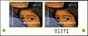 PIN AG: MiNr. 73, 20.01.2005, "Seebebenopfer in Südostasien", Satz, Bogennummer, postfrisch
