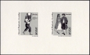 DDR: MiNr. 2882 - 2883 S, 03.07.1984, Schwarzdruck...