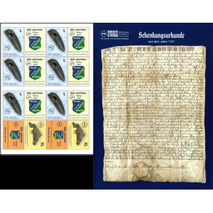 FE Briefbeförderung GmbH: MiNr. 27 - 28, 07.04.2007, "850 Jahrfeier Peißen", Ersttagsblatt (ETB), postfrisch