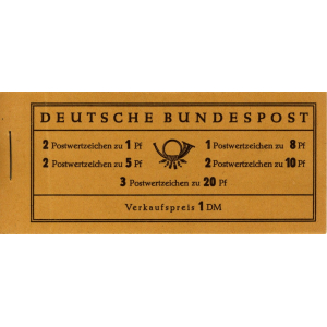 BRD: MH MiNr. 4 X u, 26.03.1958, "Heuss", postfrisch