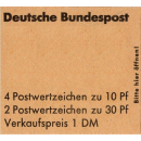 BRD: MH MiNr. 16 c, 00.03.1972,...