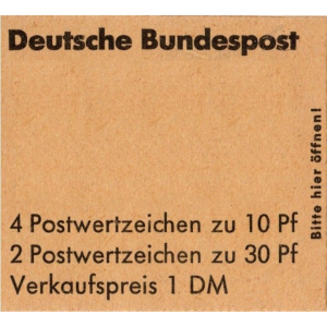 BRD: MH MiNr. 16 d, 00.03.1972, "Unfallverhütung", postfrisch