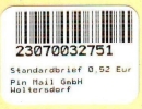 PIN Mail Woltersdorf: 10.11.2008, "Notmarke...