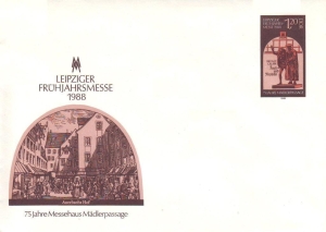 DDR: MiNr. U 8, 08.03.1988, "Leipziger Frühjahrsmesse", ungebraucht