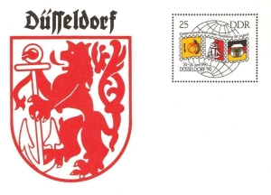 DDR: MiNr. P 106, 05.06.1990, 10. Internationale Briefmarkenausstellung der Jugend, Düsseldorf, ungebraucht