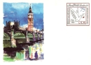DDR: MiNr. P 105, 17.04.1990, "STAMP WORLD LONDON...