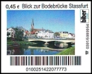 Biberpost: 00.00.2009, "Blick zur Bodebrücke,...