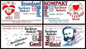 KSS GmbH: MiNr. 39 - 42, 02.01.2015, "Mitteldeutsches Sanitätsmuseum Köthen (Anhalt)", Satz, postfrisch