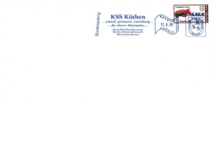 KSS Ltd.: MiNr. 18, 19.11.2008, "Kühe", Ganzstück (Büchersendung), gestempelt