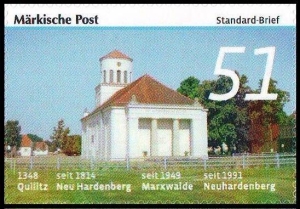 Märkische Post: MiNr. 38, 05.05.2014, "200 Jahre Neuhardenberg", Satz, postfrisch