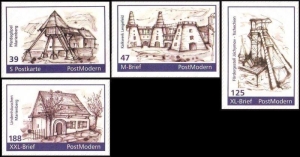 WVD: MiNr. 46 - 49, 01.08.2007, "Historische Bergbauanlagen", Satz, postfrisch