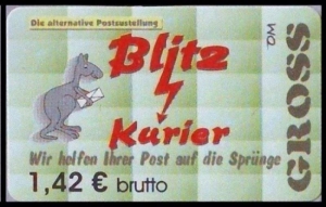 Blitz-Kurier: MiNr. 27, 02.01.2007, "4. Ausgabe", Wert zu 1,42 EUR, postfrisch