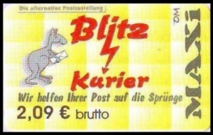 Blitz-Kurier: MiNr. 28, 02.01.2007, "4. Ausgabe", Wert zu 2,09 EUR, postfrisch