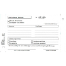 Blitz-Kurier: Formular für Einschreibsendungen,...