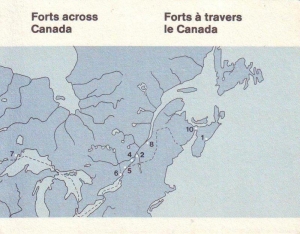 Kanada: MH MiNr. 92 (MiNr. 877 - 886), 30.06.1983, Kanada-Tag: Forts (I), Markenheftchen, postfrisch
