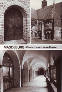 DDR: Ansichtskarte Magdeburg "Kloster Unsere Lieben Frauen", ungebraucht