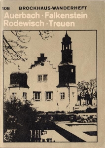 DDR: Brockhaus-Wanderheft Auerbach, Falkenstein, Rodewisch, Treuen, gebraucht