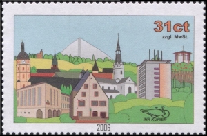 Sangerhäuser Kurier: MiNr. 12, 10.01.2007, "Stadt Sangerhausen", Satz, postfrisch
