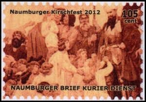 NBKD: MiNr. 14, 01.06.2012, Naumburger Kirschfest 2012, Satz, postfrisch