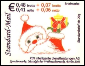 PIN AG: MiNr. 31, 25.11.2003, Nostalgischer Weihnachtsmarkt, Berlin, postfrisch